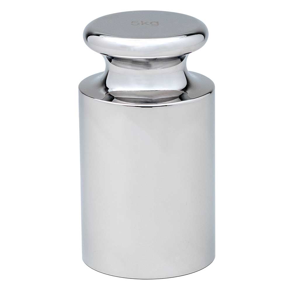 Globe Scientific Calibration Weight ,  5kg, OIML Class F1,  includes ISO 17025:2017 Cert. of Calibration Image